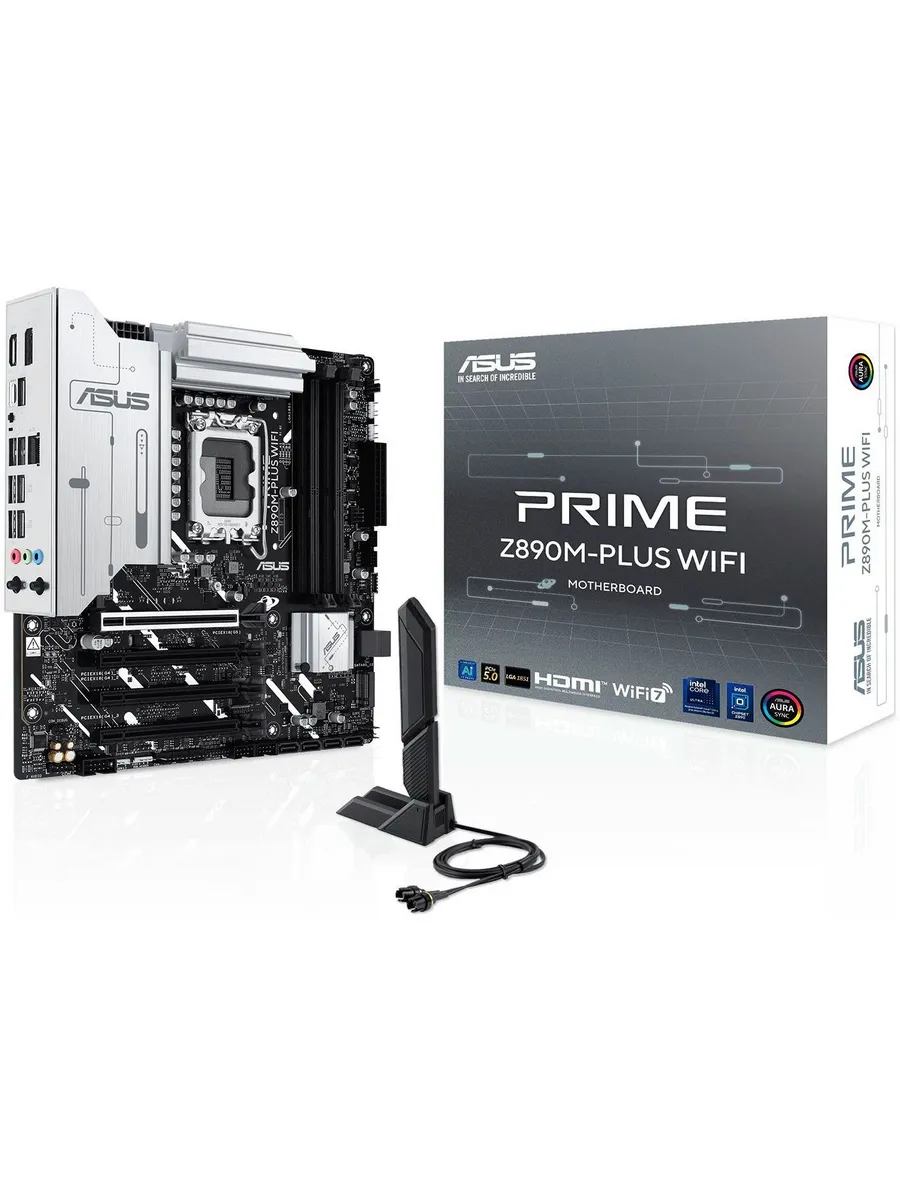 Asus Материнская плата PRIME Z890M-PLUS WIFI (LGA1851, mATX)