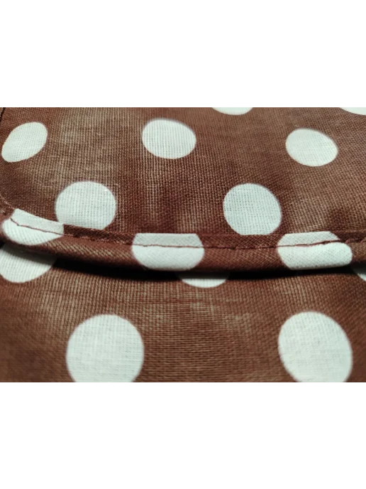 lorena-textile Прихватки кухонные Горох на красном, коричневый, фото 4