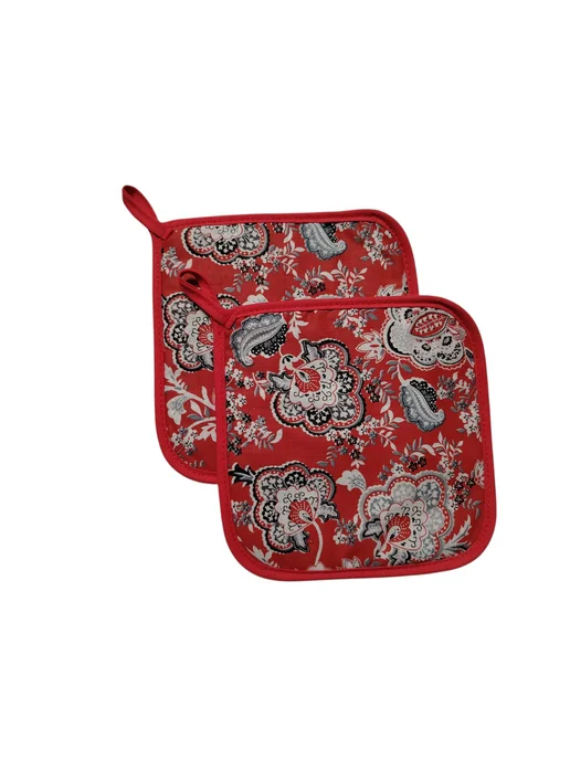 lorena-textile Прихватки кухонные Китайские огурцы, белый, фото 2