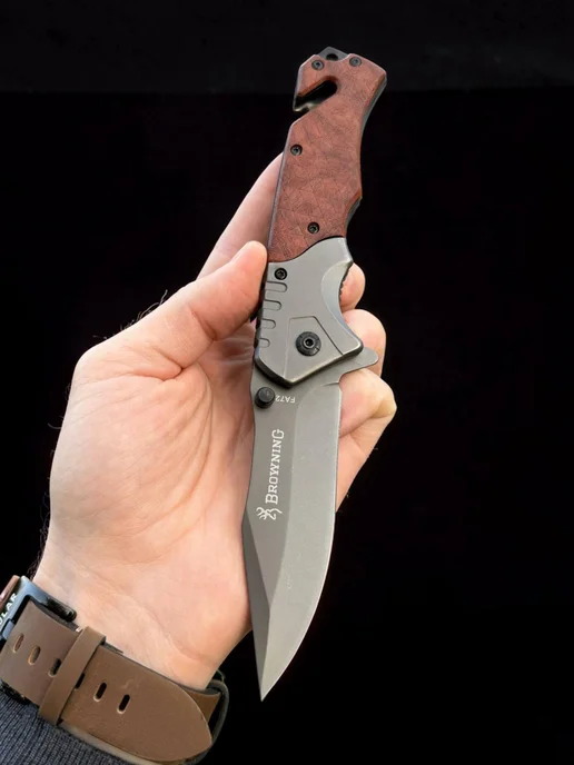 Нож складной Browning EDC туристический, красный