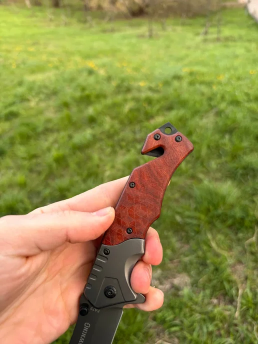 Нож складной Browning EDC туристический, красный, фото 5