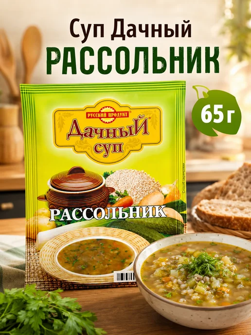 эм-1 Суп Дачный Рассольник 65 г Русский Продукт, 65 г