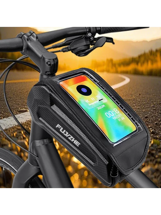 Велосумка на раму Bike Front для смартфона, жёсткий чехол, вариант