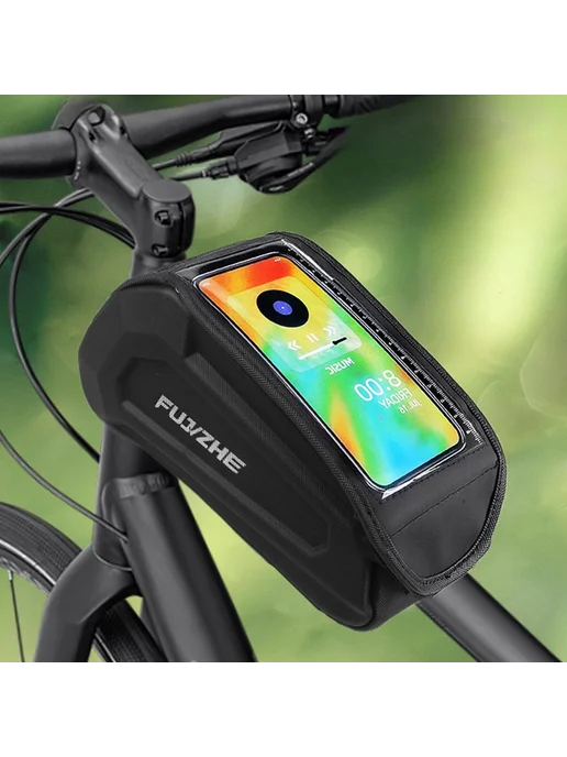 Велосумка на раму Bike Front для смартфона, жёсткий чехол, вариант, фото 2