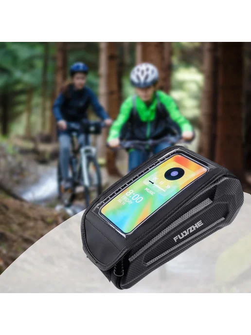 Велосумка на раму Bike Front для смартфона, жёсткий чехол, вариант, фото 4