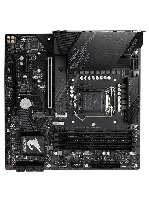Материнская плата B560M AORUS ELITE (LGA1200 mATX DDR4), черный, фото 3