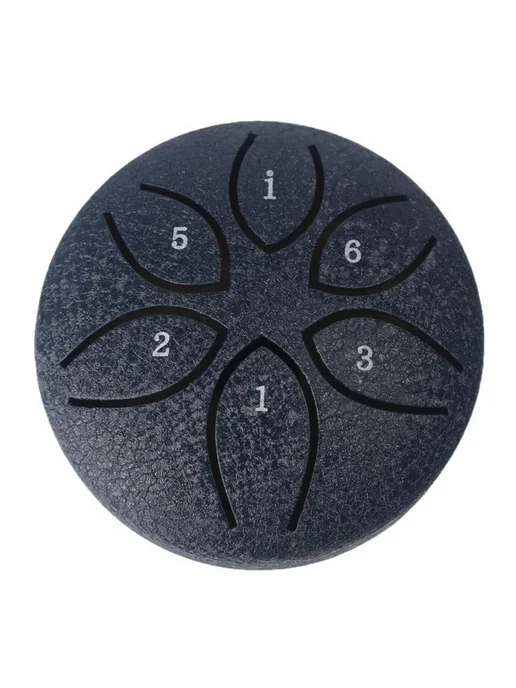 Маленький Steel Tongue Drum 3 дюйма 6 нот Handpan для музыки, вариант, фото 7