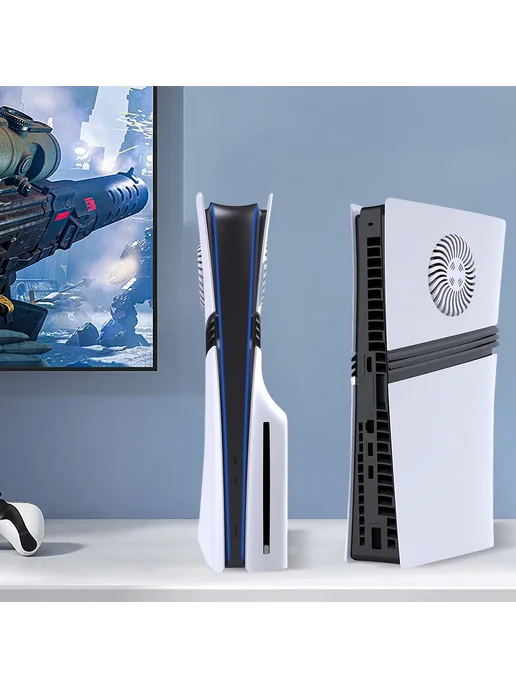 Рамка для PS 5 Pro Disc с вентиляцией и охлаждением, вариант, фото 2