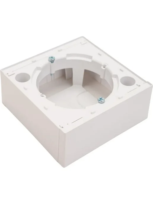 Коробка для наружной установки розетки пластиковая 84x84, 84x84, фото 3