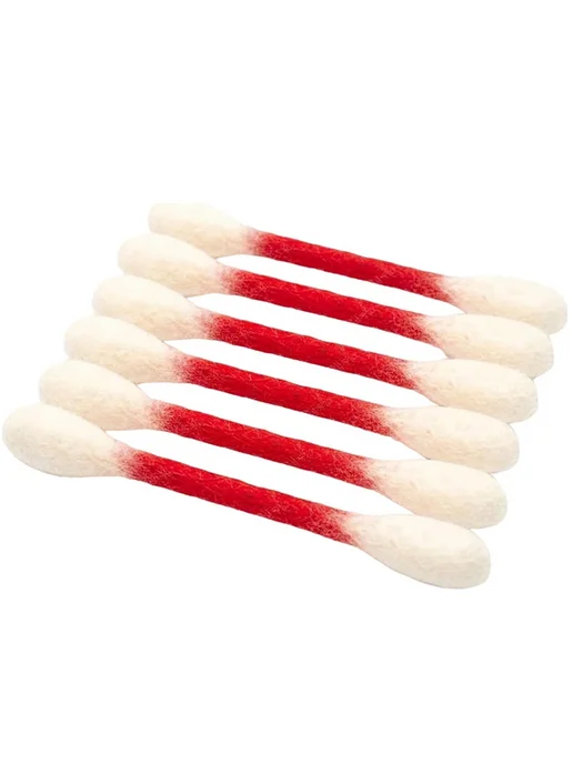 Игрушки для котов с мятой,ватные палочки 6 шт, 6 шт, фото 2