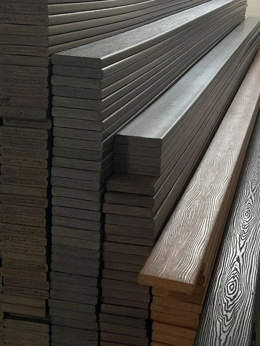 Wesen Decking Заборная доска полимерная 110х20х1000 мм, Антрацит, 4 шт, 20x1000 мм, 2 шт, фото 7