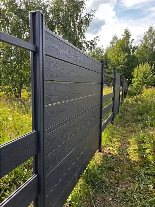 Wesen Decking Заборная доска полимерная 110х20х1000 мм, Антрацит, 4 шт, 20x1000 мм, 2 шт, фото 8