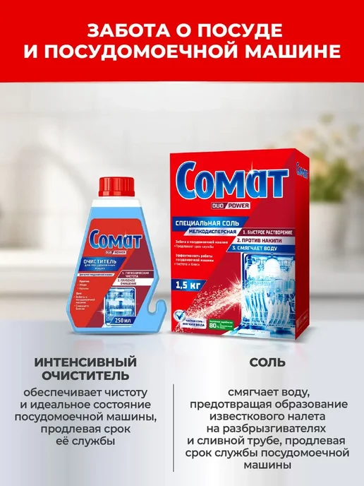 Ополаскиватель для посудомоечной машины 750 мл, средство, 750 мл, фото 6
