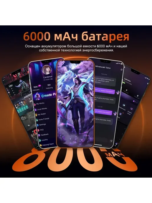 Смартфон Pro Max Sjnavosw2216 12/512 ГБ, черный, фото 6
