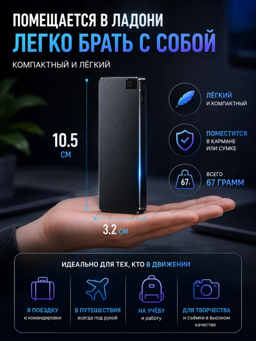 AG Digital Внешний жесткий диск 1 тб ssd для ноутбука ссд, 1 ТБ, фото 5