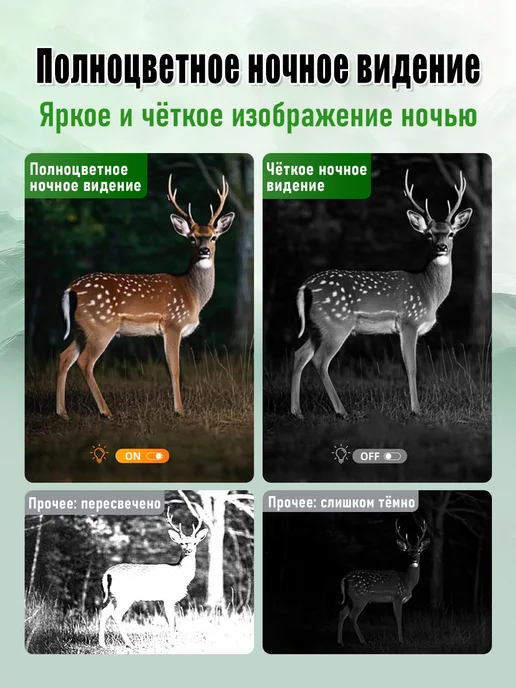 Фотоловушка для охоты и дачи с дисплеем, зеленый, фото 8