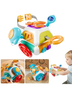 Развивающая игра 10 в 1 для малышей 1-3 лет сенсорная доска
