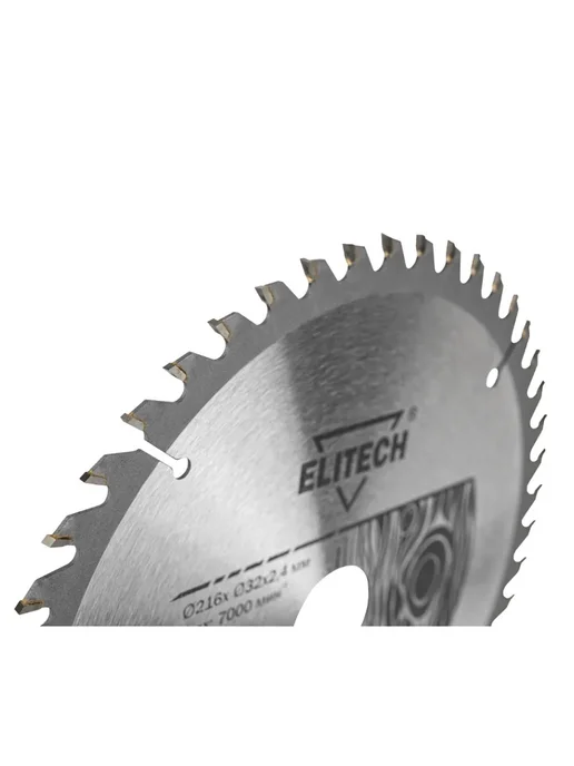 ELITECH Пильный диск по дереву 216х32 30x48T, 216x32, фото 3