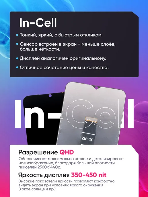 Phones Shop Дисплей для Redmi A2+, Черный - Оптима, черный, фото 2