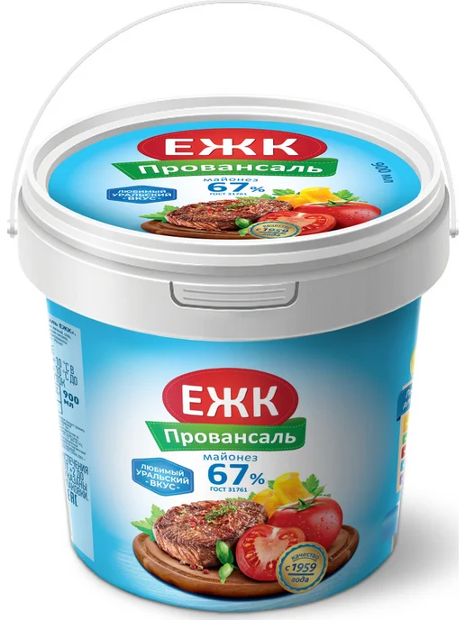 Екатеринбургский жировой комбинат Майонез ЕЖК Провансаль 67%, вариант, фото 2