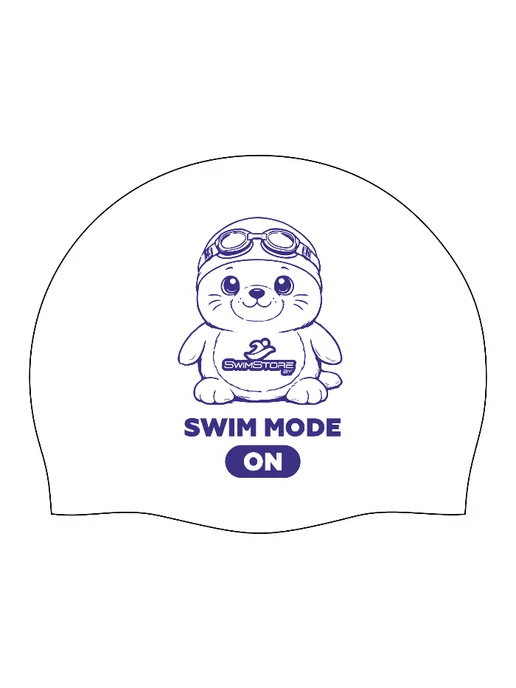 Шапочка для плавания SwimStore Seal, белый