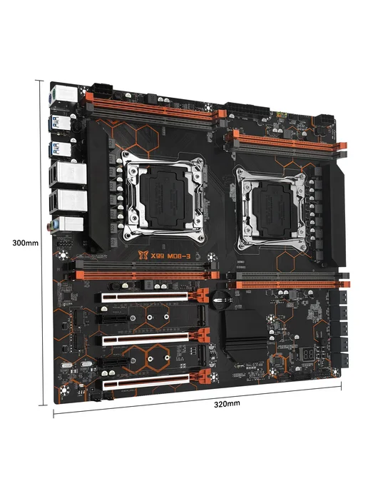 Материнская плата MACHINIST X99 ddr3 материнская плата LGA 2011-3 E-ATX MACHINIST MD8-3, черный, фото 2