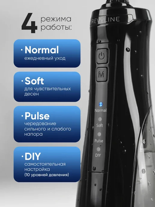 Revyline Ирригатор для зубов и десен RL 230, портативный, вариант, фото 2