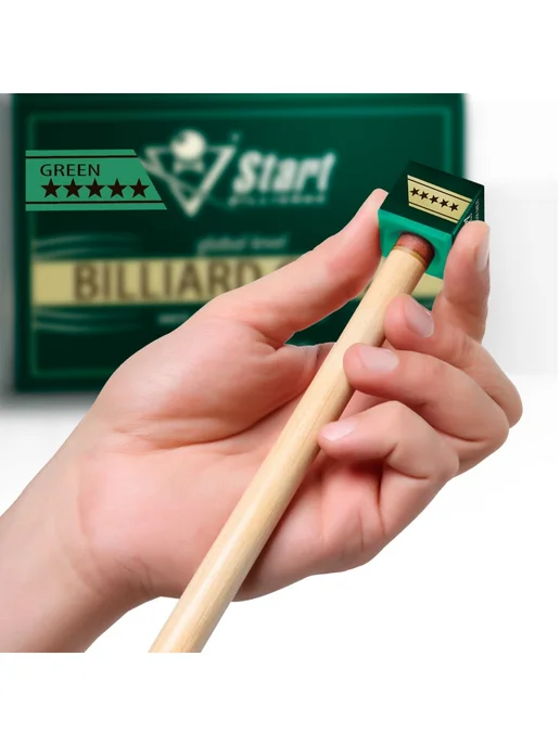 Start Billiards Мел для бильярда 5 звезд зеленый 1шт, 1 шт, фото 2