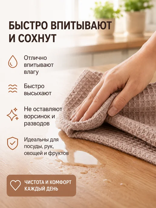 VegaOks Кухонные полотенца подарок Новый год 2027 символ года 12 шт, 5 шт, фото 3