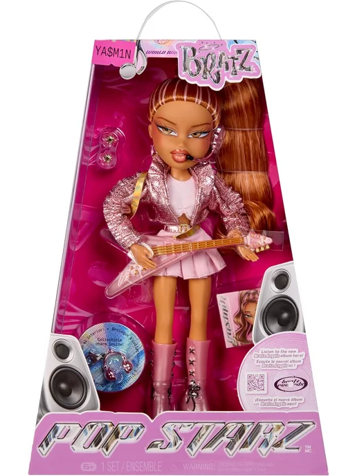 Bratz (MGA) Bratz Pop Starz Yasmin, 2026 Новая модная кукла, Pop Starz Yasmin