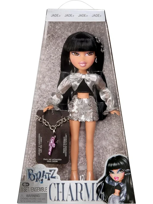 Bratz (MGA) Bratz Pop Starz Yasmin, 2026 Новая модная кукла, Charmz Jade