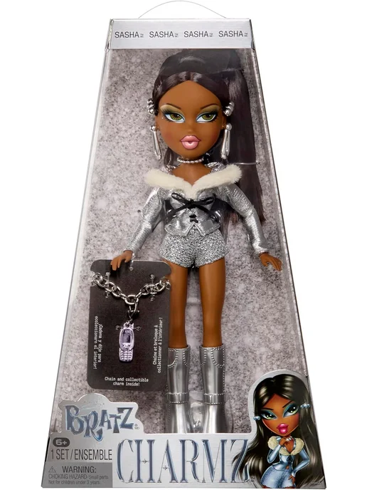 Bratz (MGA) Bratz Pop Starz Yasmin, 2026 Новая модная кукла, Charmz Sasha