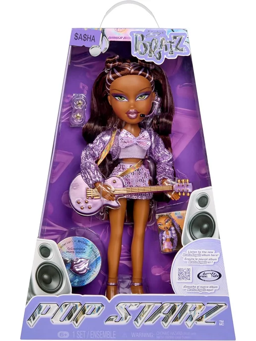 Bratz (MGA) Bratz Pop Starz Yasmin, 2026 Новая модная кукла, Pop Starz Sasha