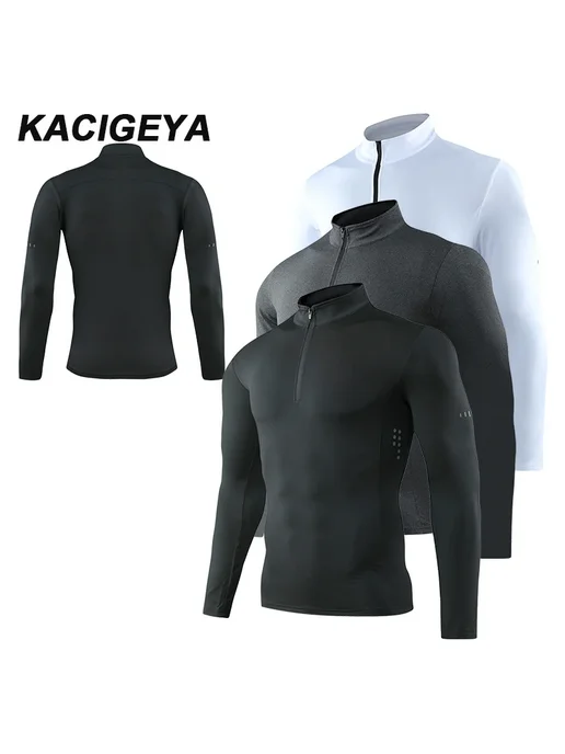 KACIGEYA Мужская спортивная кофта CN Guangdong из спандекса, белый, фото 4