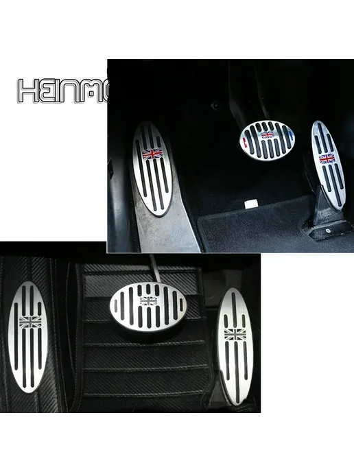 Нет бренда Наклейки на педали Mini Cooper, 3 шт. Red Jack, 3 шт, фото 6