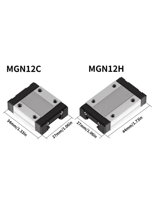 pmgn Линейная направляющая MGN12 12 мм, белый, фото 5