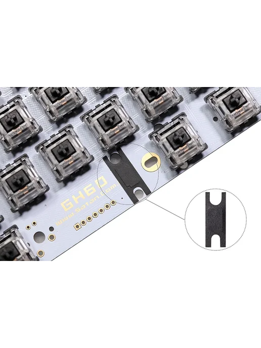 KPrepublic стабилизирующие наклейки для PCB, серый, фото 3
