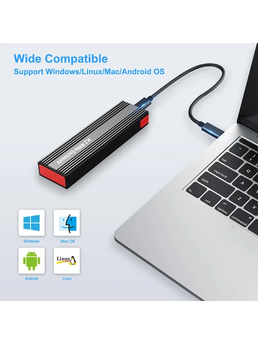 IRhasta Корпус M.2 NVMe USB 3.1 Цвет NVMe Case ACCC Bag, 3,1 цв., фото 4