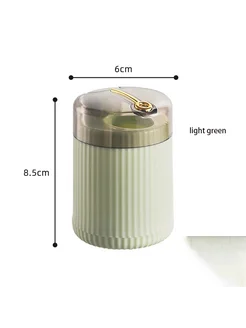 Нет бренда Диспенсер для зубочисток, light green, 6x8.5 см