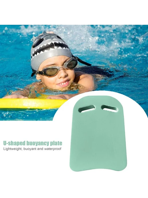 Плавательный доска для плавания Waterproof жёлтая, зеленый, фото 2