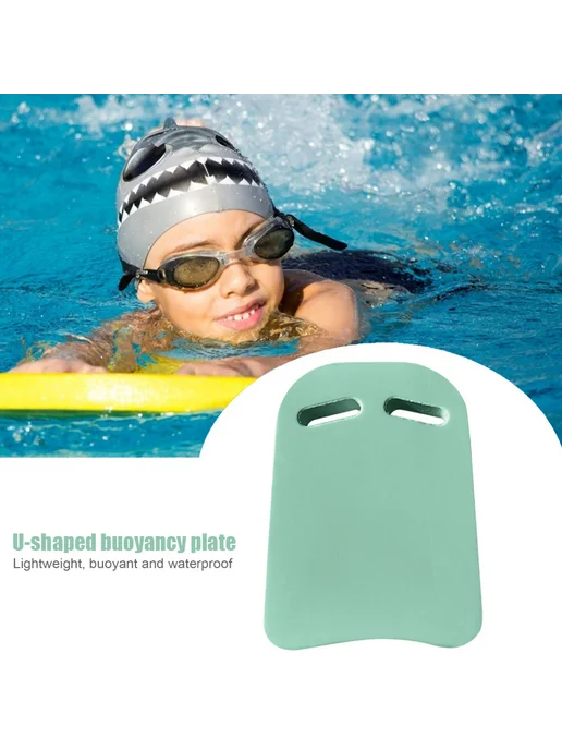 Плавательный доска для плавания Waterproof жёлтая, зеленый, фото 3