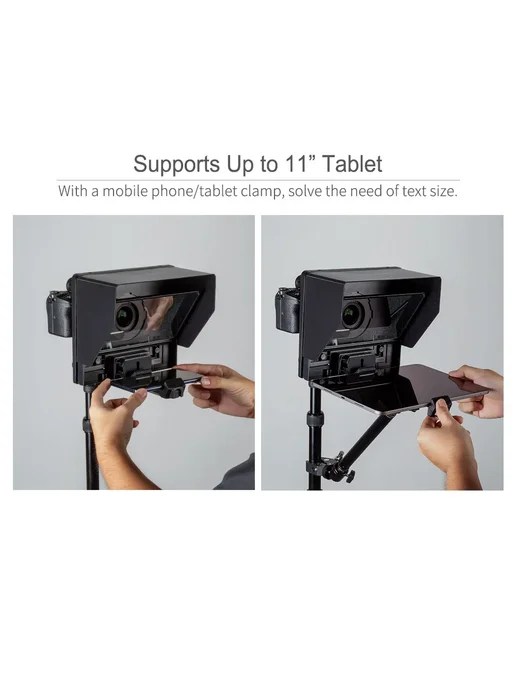 Телесуфлер FEELWORLD TP10 для iPad, планшета, зеркальной кам, для iPad планшета зеркальной, фото 6