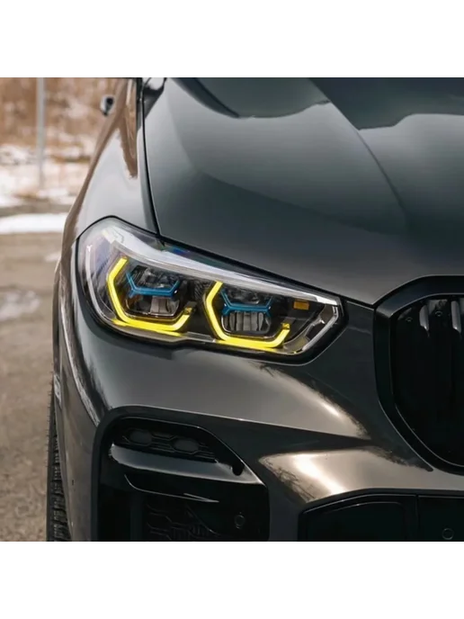 TXDZ Жёлтые лазерные фары для BMW X5 G05 X6 G06, Stardard LED Boa, 05x6, фото 2