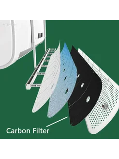 Перегородка для кондиционера, цвет carbon filter