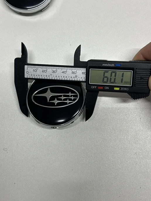 Колпачки на ступицу колеса Субару Заглушки диска Subaru, черный, фото 6