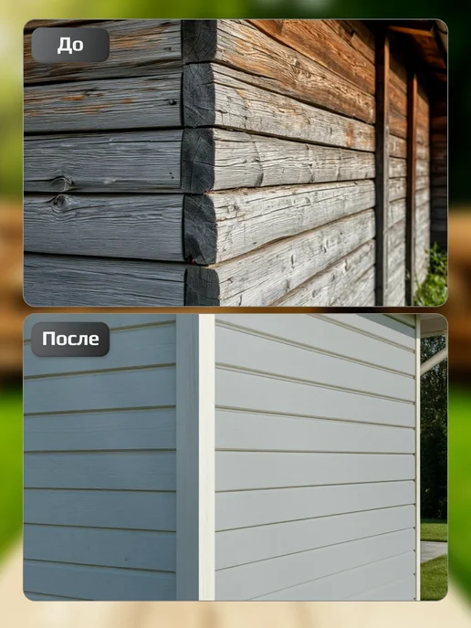 MASTERFARBE Кроющий антисептик для дерева дымчатый WOODTOP 0,75 л, 750 мл, фото 7