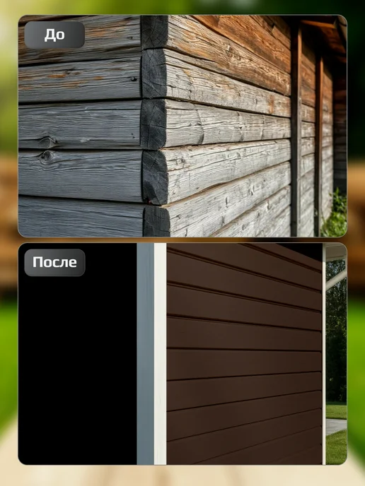 MASTERFARBE Кроющий антисептик для дерева мокко WOODTOP 0,75 л, 750 мл, фото 7