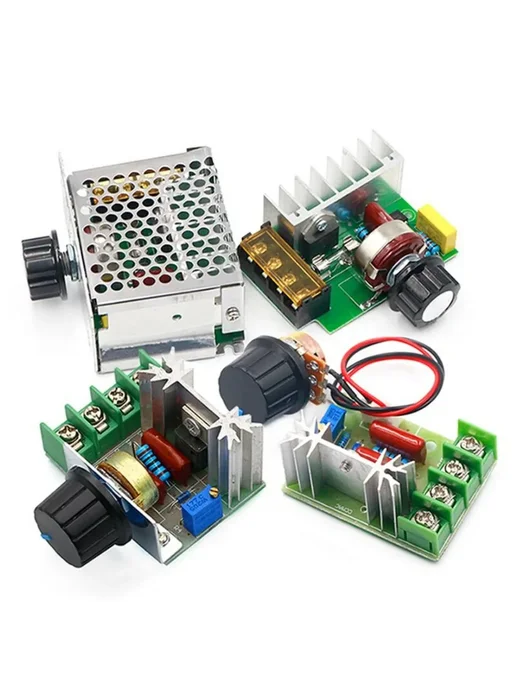 Нет бренда Регулятор напряжения SCR 2000Вт, 4000Вт, Цвет 4000W 1, 2000 Вт, 4000 Вт, фото 2