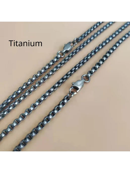 TITITIY Цепочка из титана TA1 50cm Necklace, титан, фото 3