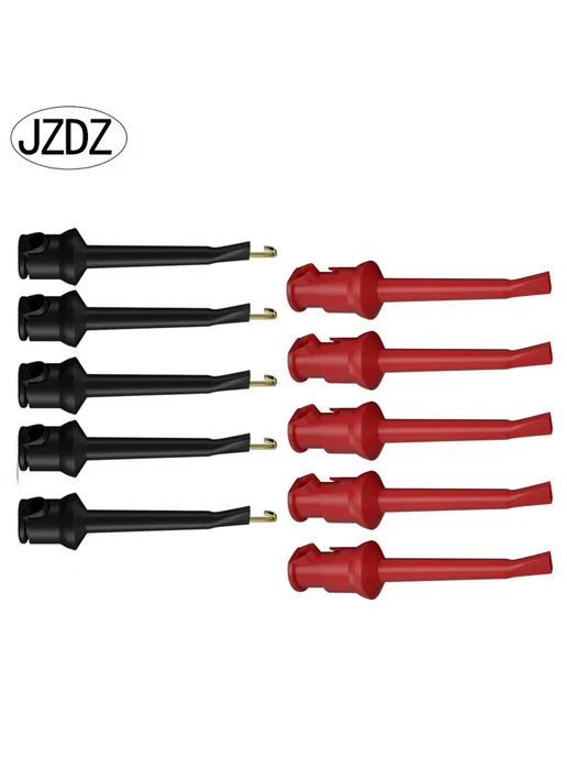JZDZ Тестовые крючки 5 черных, 5 красных, черный